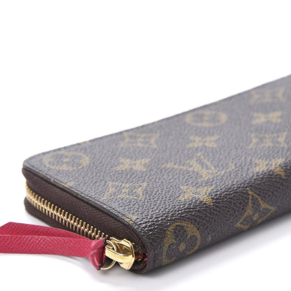 Louis Vuitton Monogram Clemence Wallet Fuchsia 6 of 9