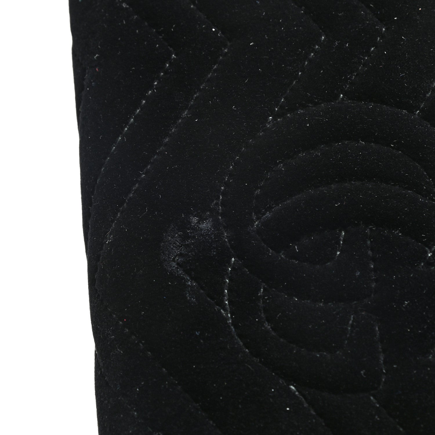 Gucci Velvet Matelasse GG Marmont Chain Wallet Black 11 of 11
