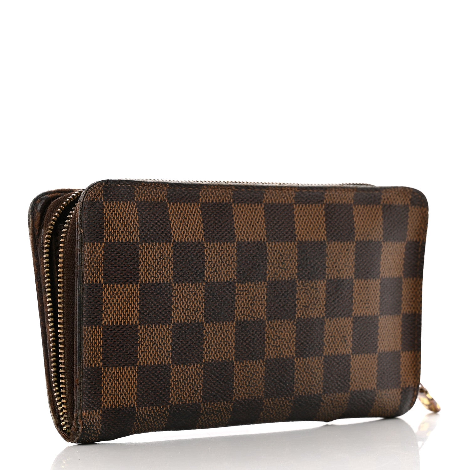 Louis Vuitton Damier Ebene Porte-Monnaie Zippy Wallet 3 of 12