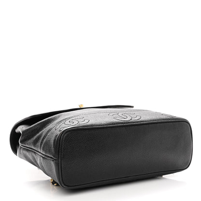 Chanel Caviar CC Backpack Black 4 of 12