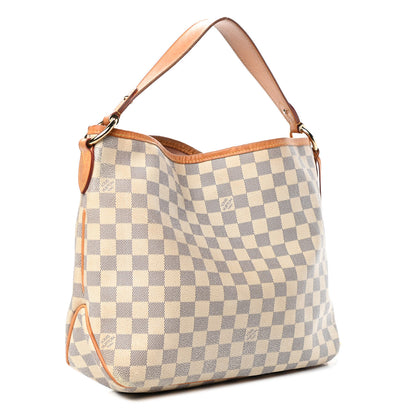 Louis Vuitton Damier Azur Delightful PM Rose Ballerine 2 of 5