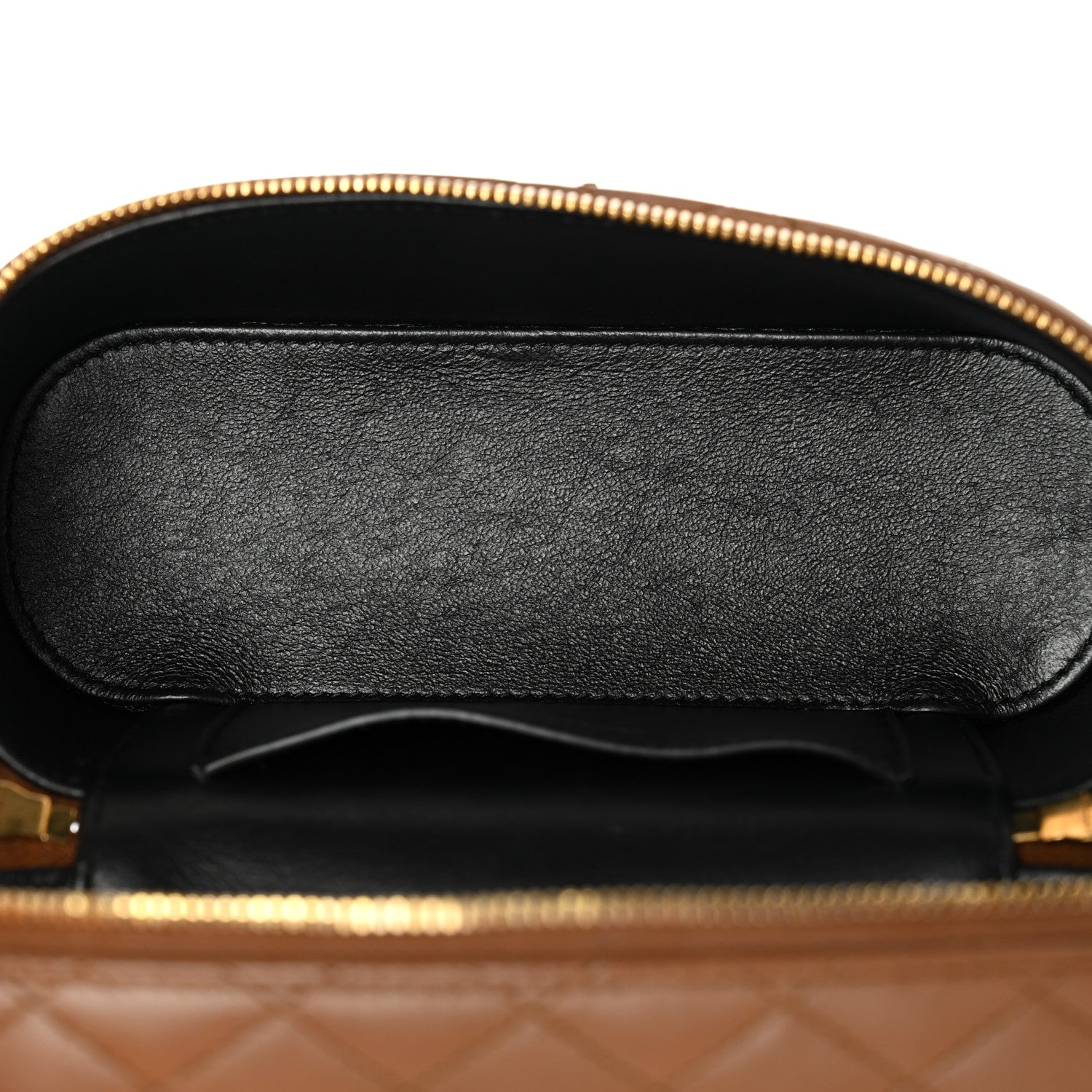 Saint Laurent Lambskin Quilted Mini Gaby Vanity Case Fox 5 of 11