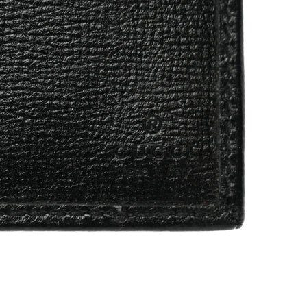 Gucci GG Supreme Monogram Azalea Calfskin Retro Interlocking G Bi-Fold Wallet Black 6 of 7