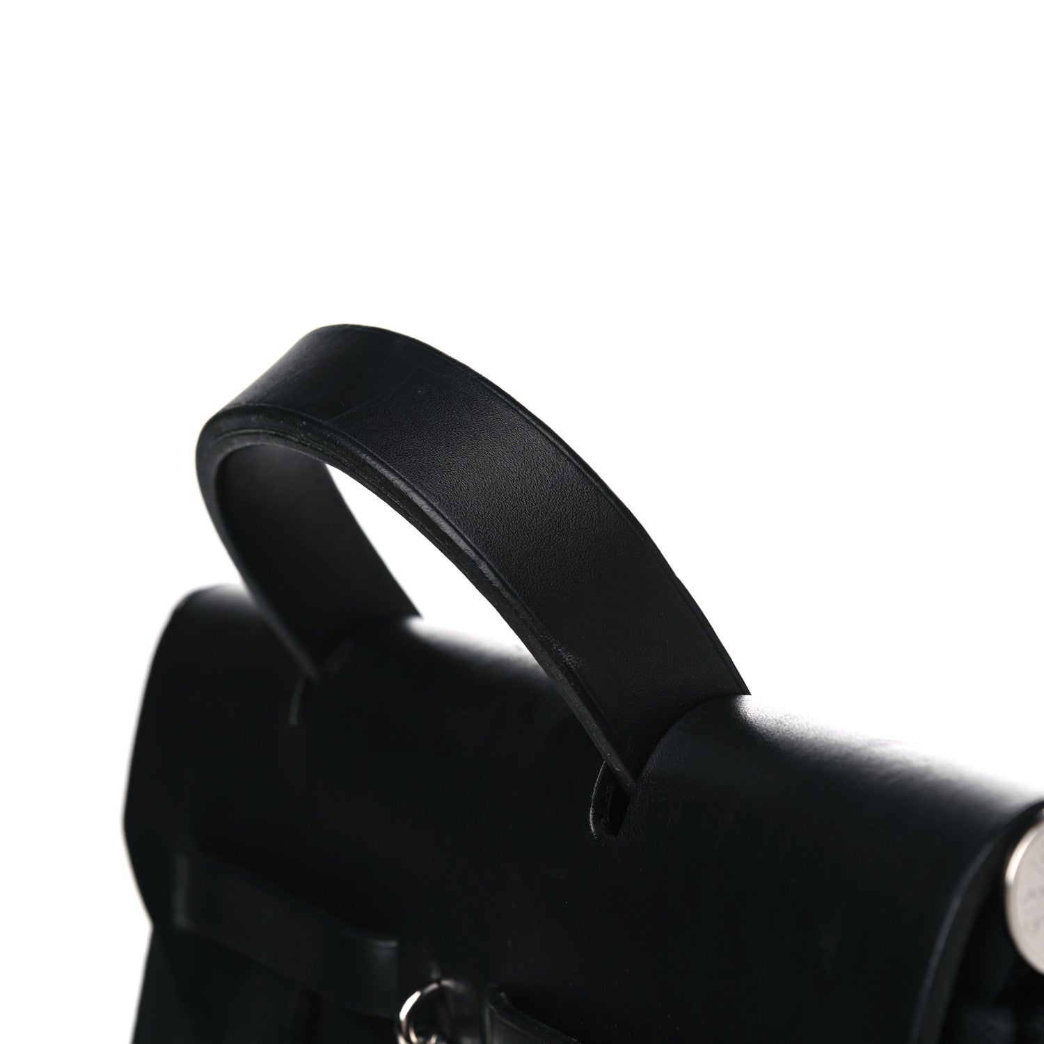 Hermes Toile Vache Calfskin Herbag 30 PM Backpack Black 13 of 13