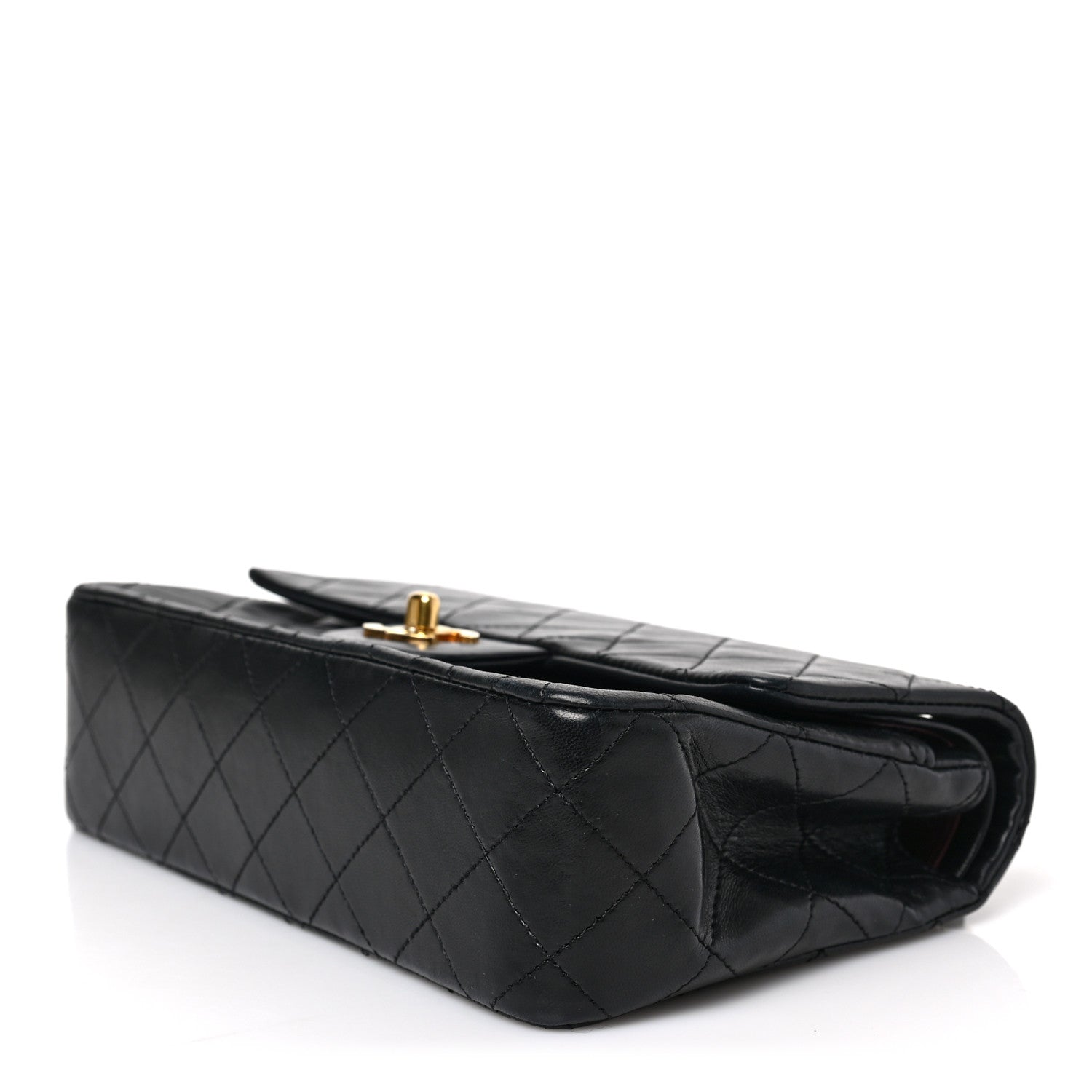 Chanel Lambskin Quilted Small Double Flap Black 10 of 10