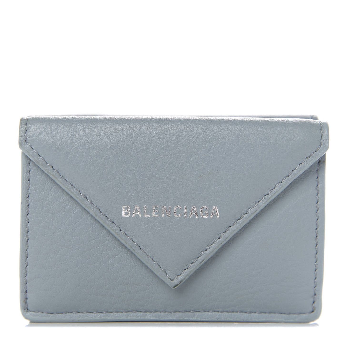 Calfskin Mini Papier Wallet Cyclade