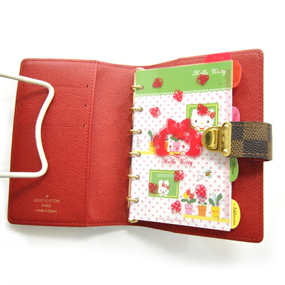 Louis Vuitton Damier Ebene Koala Small Ring Agenda 5 of 7
