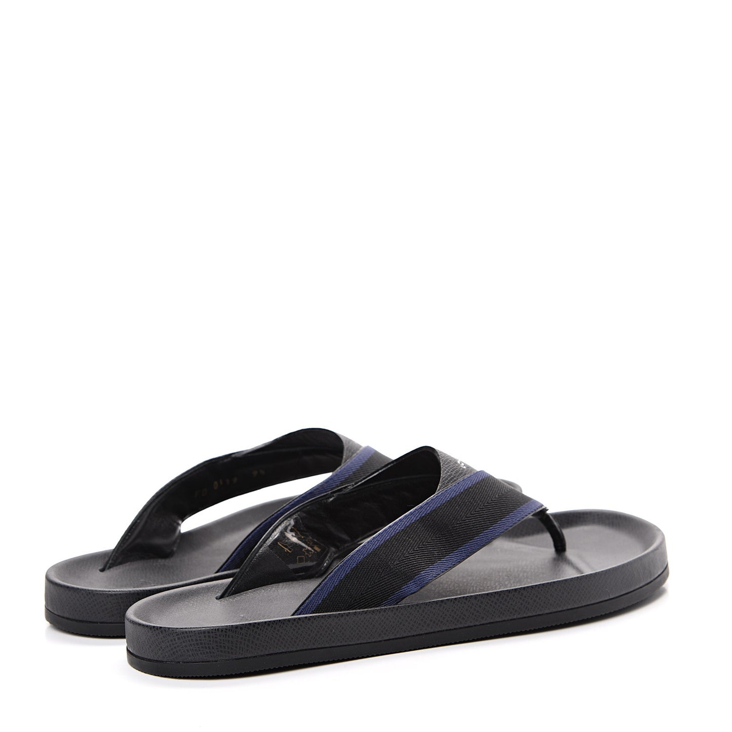Mens Canvas Sandals 9.5 Black