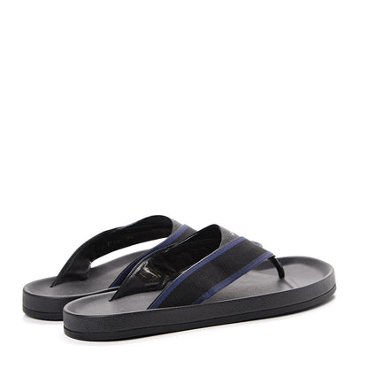 Louis Vuitton Mens Canvas Sandals 9.5 Black 4 of 10