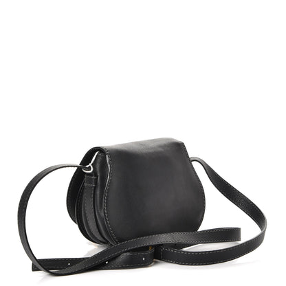 Chloe Calfskin Mini Marcie Round Crossbody Bag Black 3 of 8