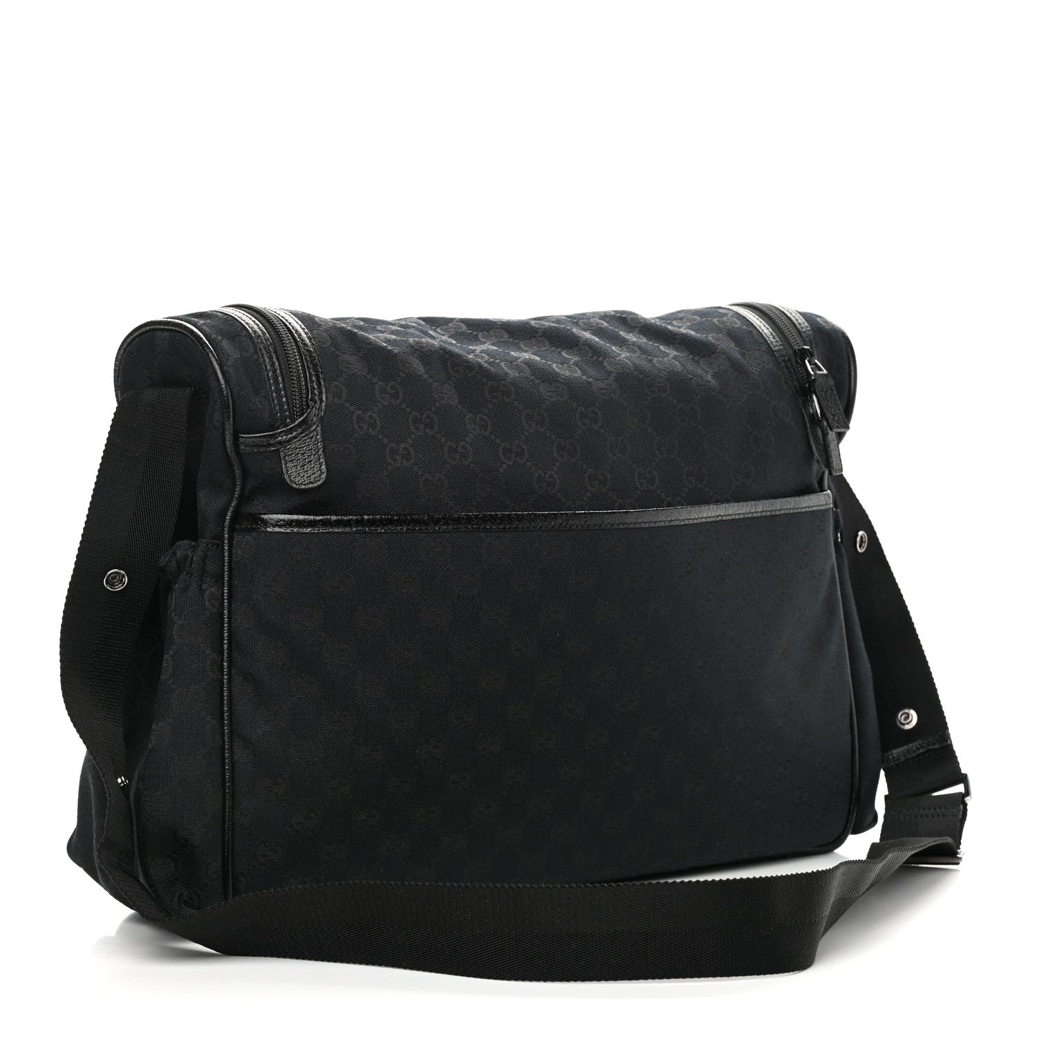 Gucci Monogram Large Diaper Bag Black 4 of 11