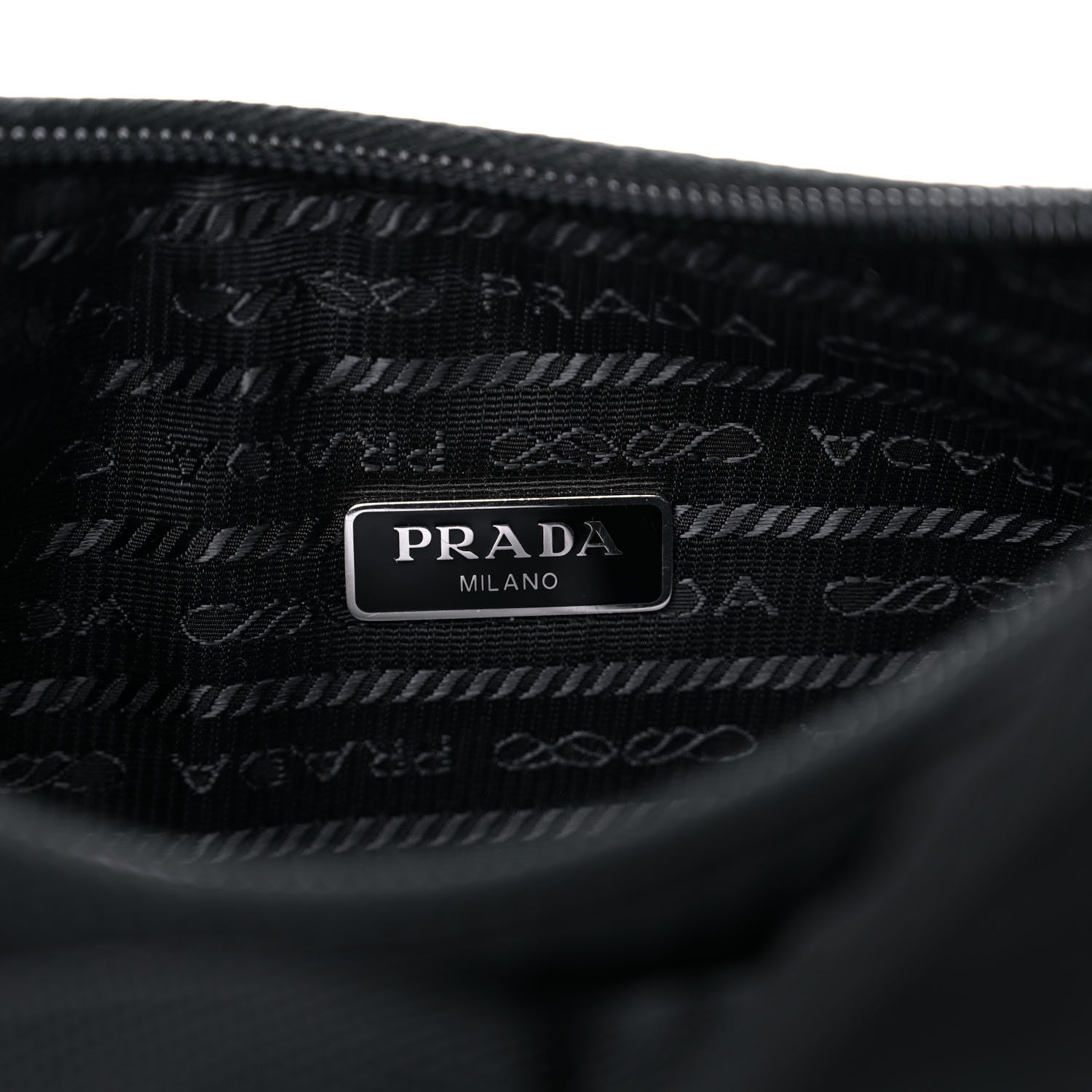 Prada Tessuto Nylon Mini Re-Edition 2000 Bag Black 6 of 11