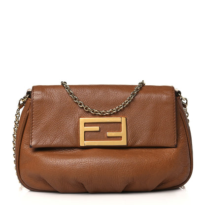 Fendi Vitello Flamingo Fendista Pouchette Crossbody Orzo 1 of 11