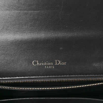 Christian Dior Metallic Patent Micro-Cannage Medium Diorama Flap Bag Silver 6 of 14