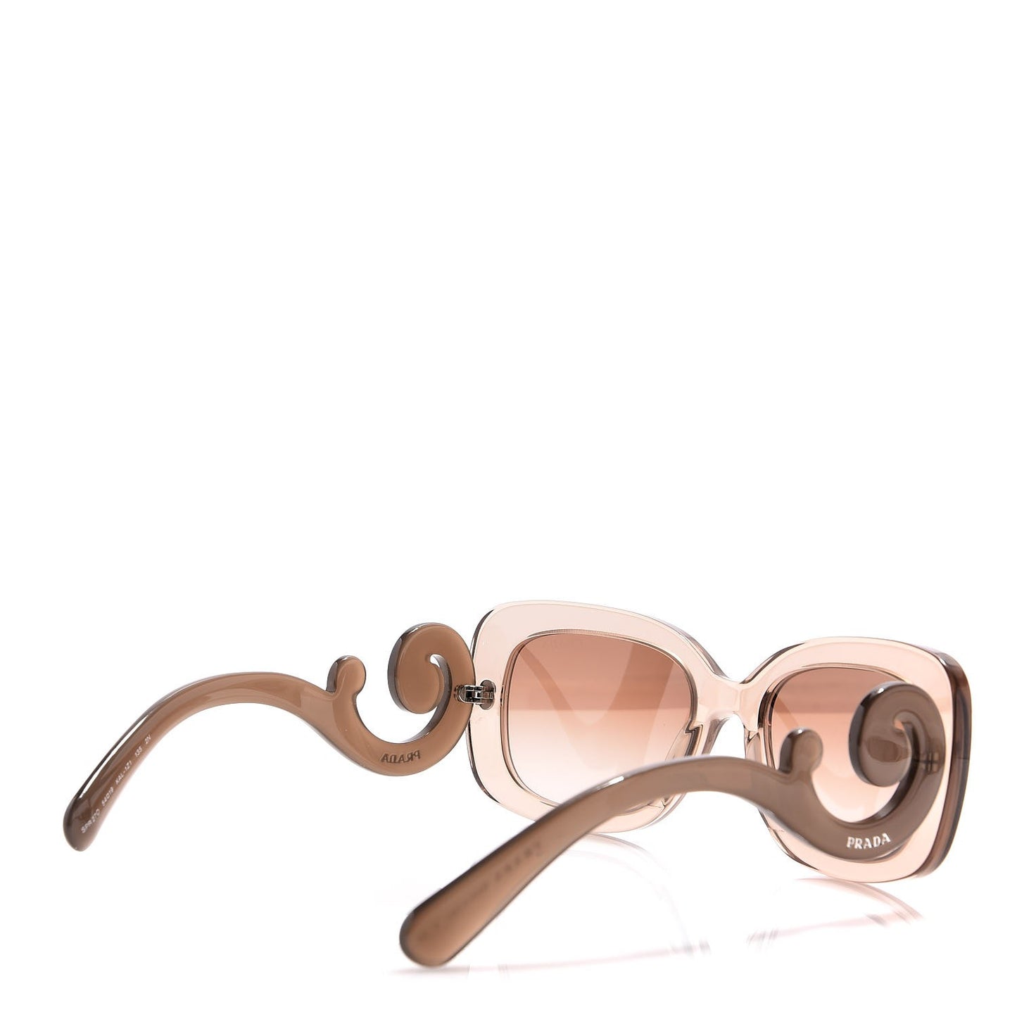 Acetate Baroque Sunglasses SPR 27O Beige