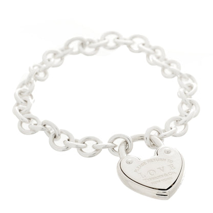 Tiffany Sterling Silver Return to Tiffany Love Lock Bracelet 2 of 4