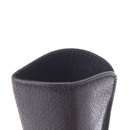 Chanel Caviar CC Eyeglasses Case Black 5 of 6