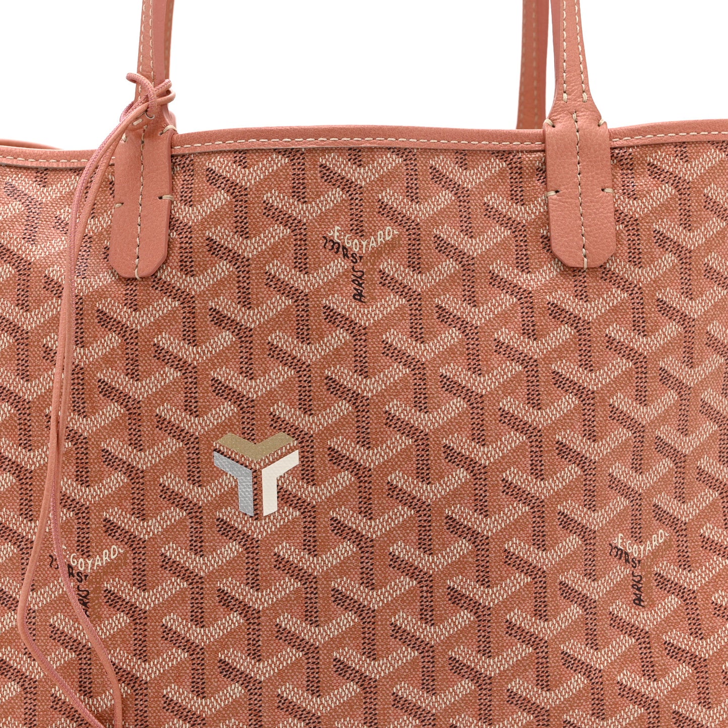 Iridescent Goyardine Saint Louis PM Pearly Coral