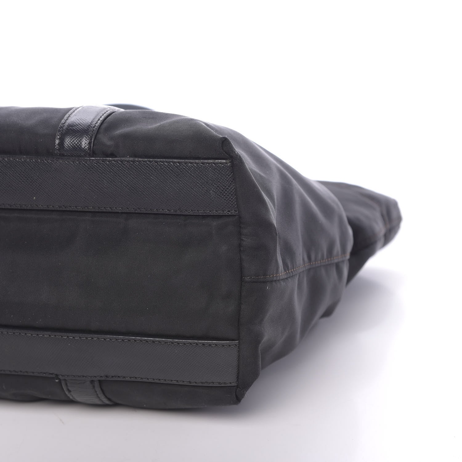 Prada Saffiano Tessuto Nylon Tote Black 22 of 22