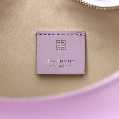 Givenchy Smooth Calfskin Small Moon Cut Out Shoulder Bag Mauve 6 of 10