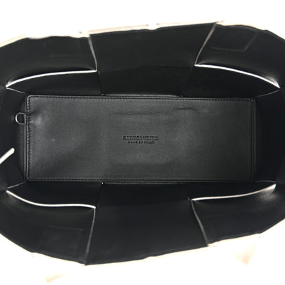 Bottega Veneta Nappa Maxi Intrecciato Medium Arco Tote Chalk Black 6 of 12
