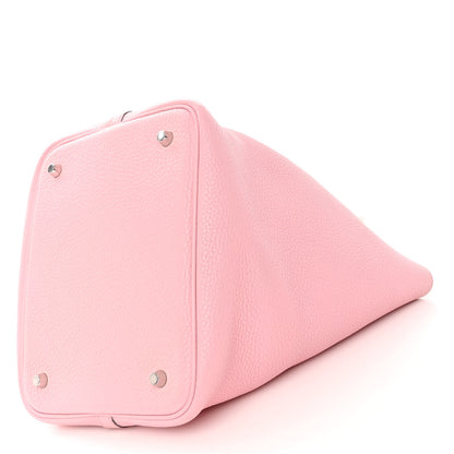 Hermes Taurillon Clemence Picotin Lock 22 MM Rose Sakura 10 of 10
