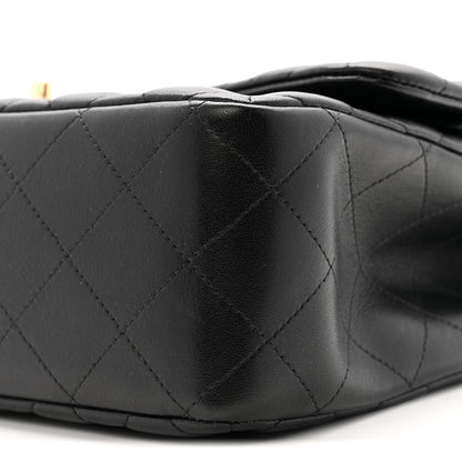 Chanel Lambskin Quilted Jumbo Double Flap Black 10 of 16