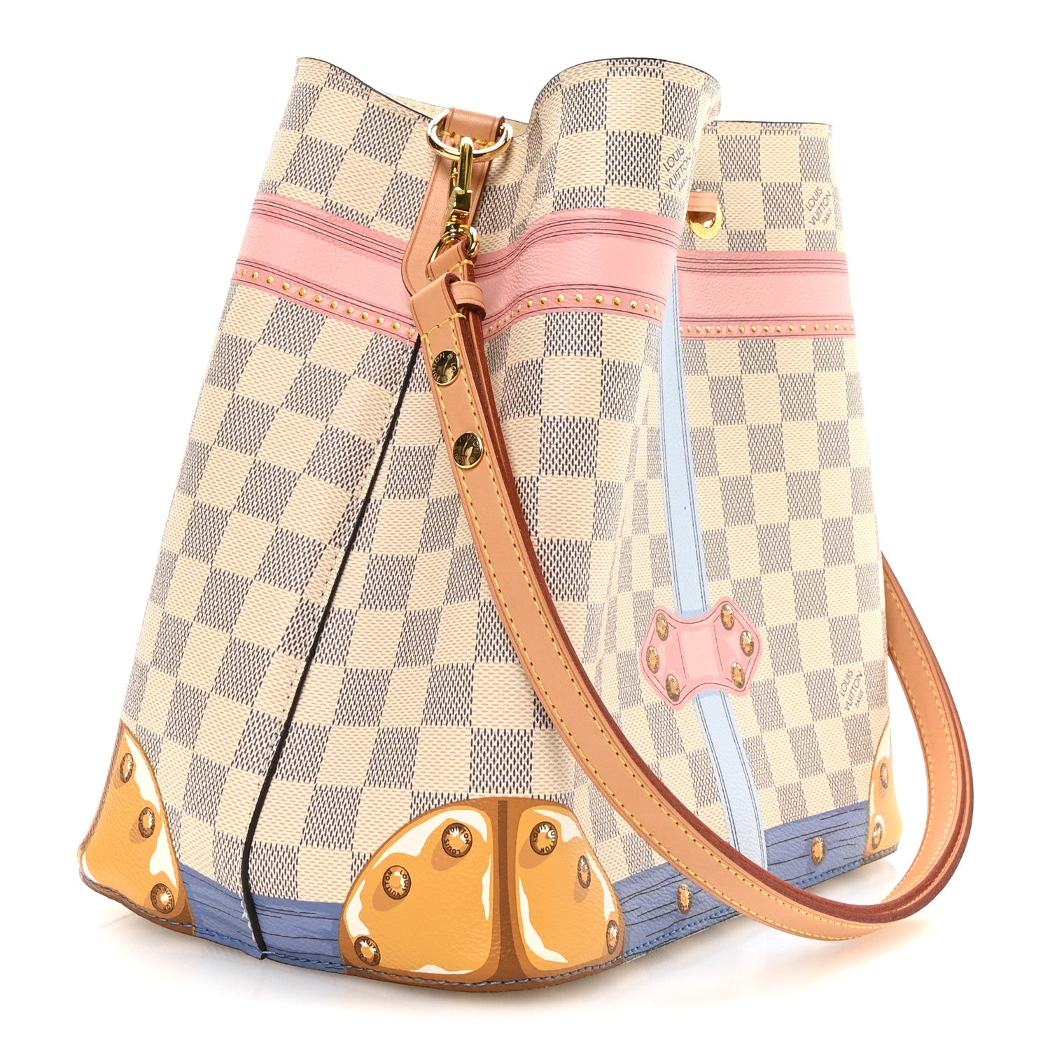 Louis Vuitton Damier Azur Summer Trunks Neonoe 3 of 10