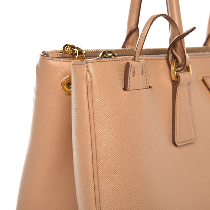 Prada Saffiano Large Galleria Double Zip Tote Sabbia 12 of 12