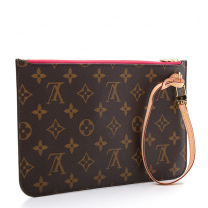 Louis Vuitton Monogram Neverfull MM GM Pochette Pivoine 3 of 7