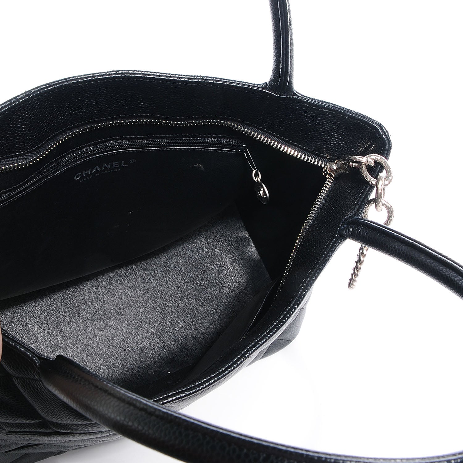 Chanel Caviar Quilted Medallion Tote Black 5 of 7