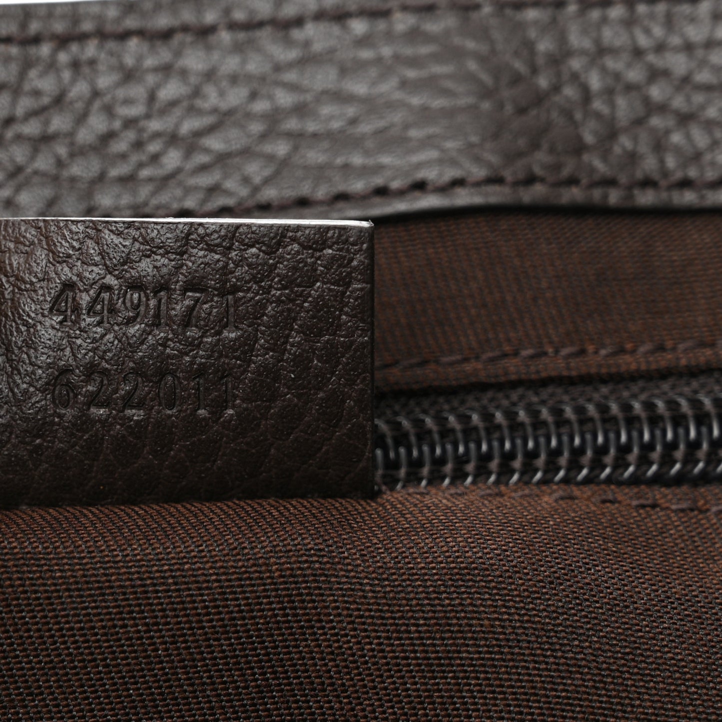 Monogram Large Flap Messenger Bag Beige Dark Brown
