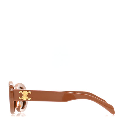 Celine Acetate Triomphe 01 Sunglasses CL40194U Brown 3 of 8