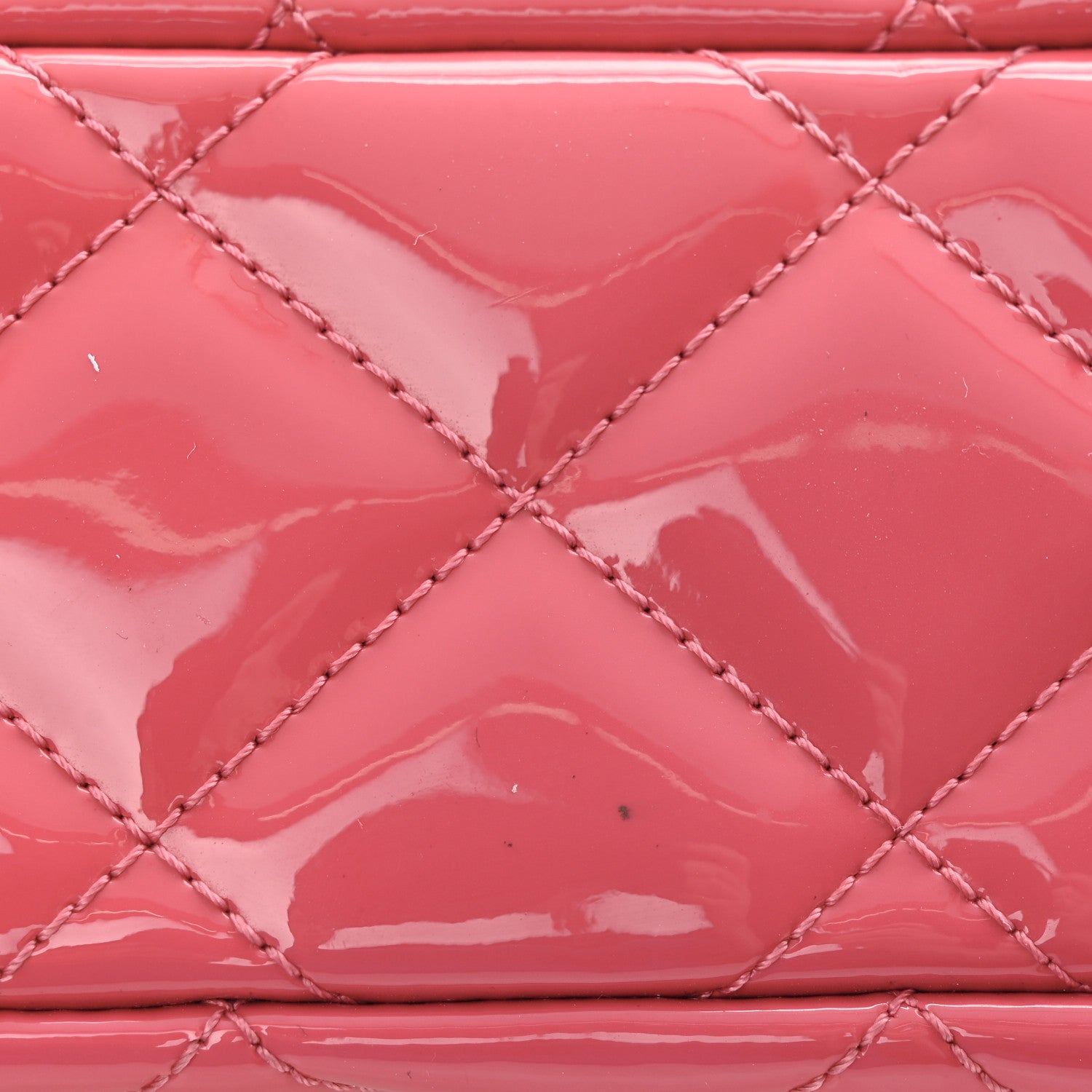 Chanel Patent Quilted Small Coco Shine Flap Pink 18 of 19
