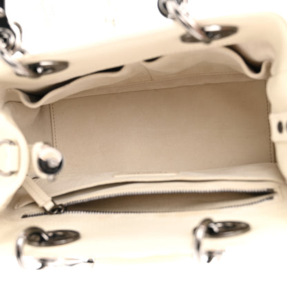 Christian Dior Calfskin Cannage Small The Lady 95.22 Ivory 5 of 10