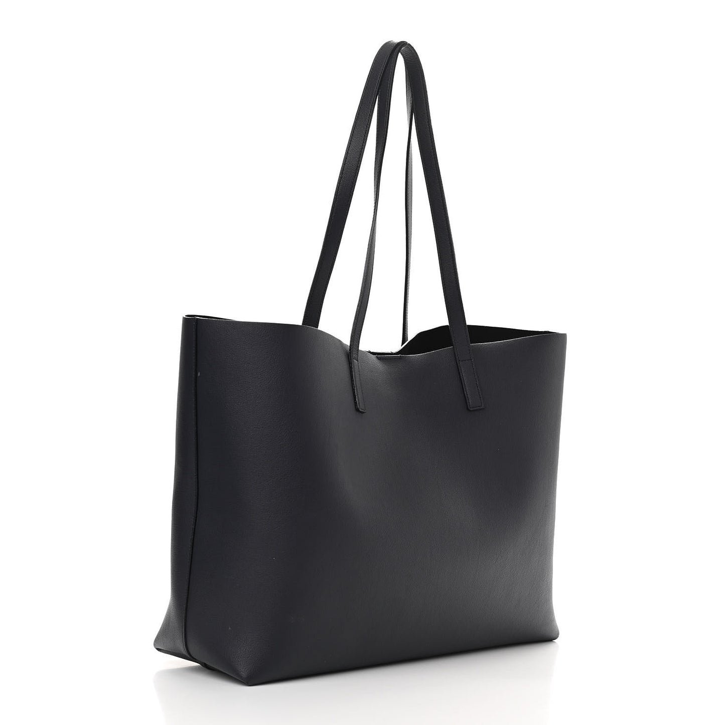 Calfskin Large Shopping Tote Deep Marine