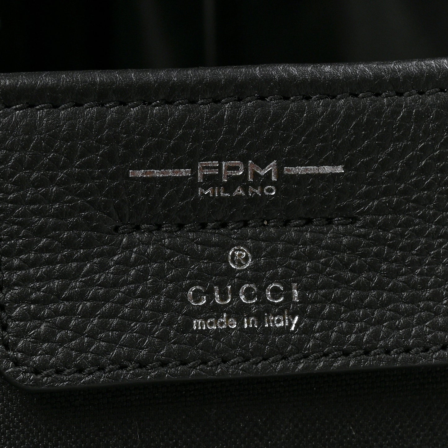 Aluminum GG Piuma Calfskin Jumbo GG Embossed Porter Cabin Plus Trolley Black