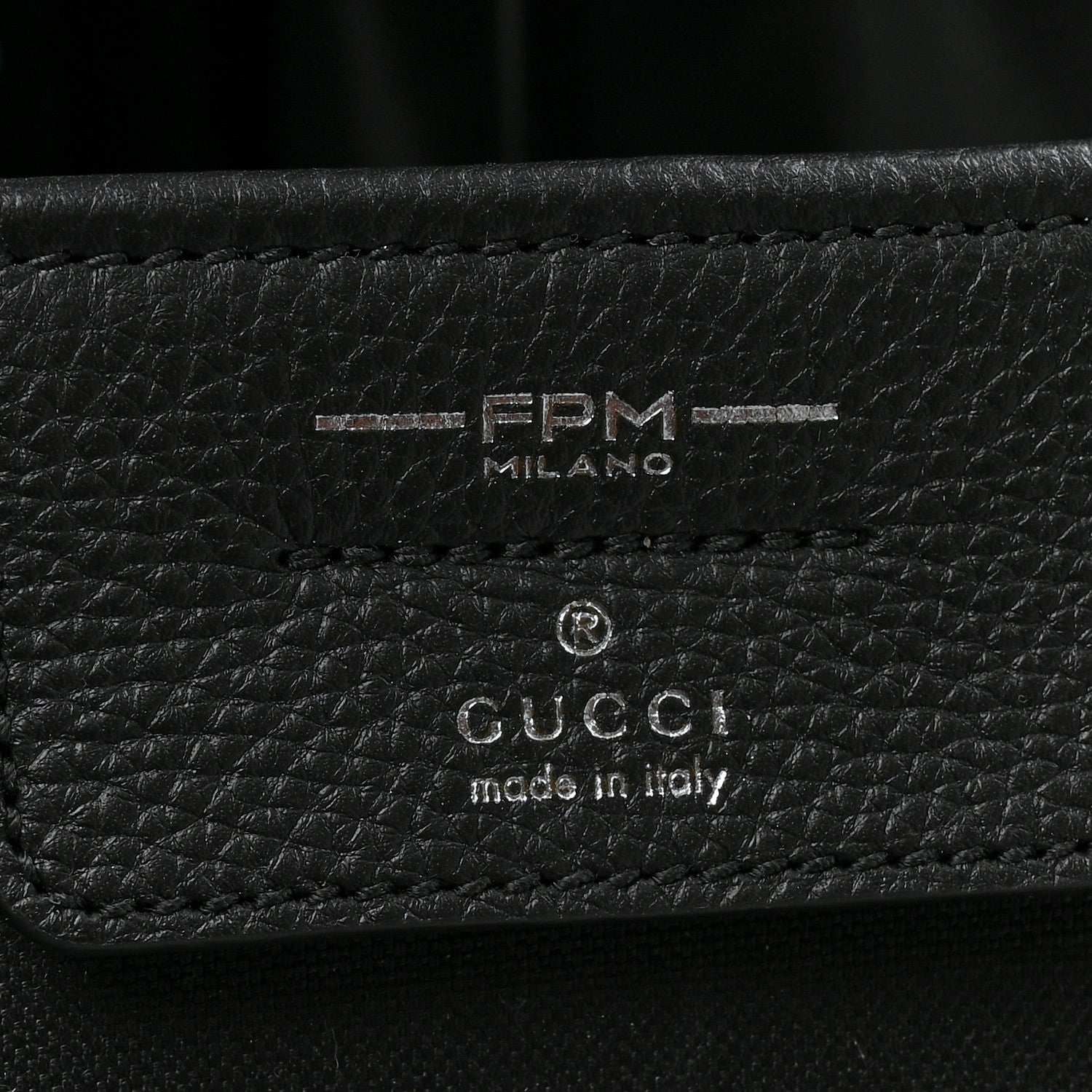 Gucci Aluminum GG Piuma Calfskin Jumbo GG Embossed Porter Cabin Plus Trolley Black 5 of 11