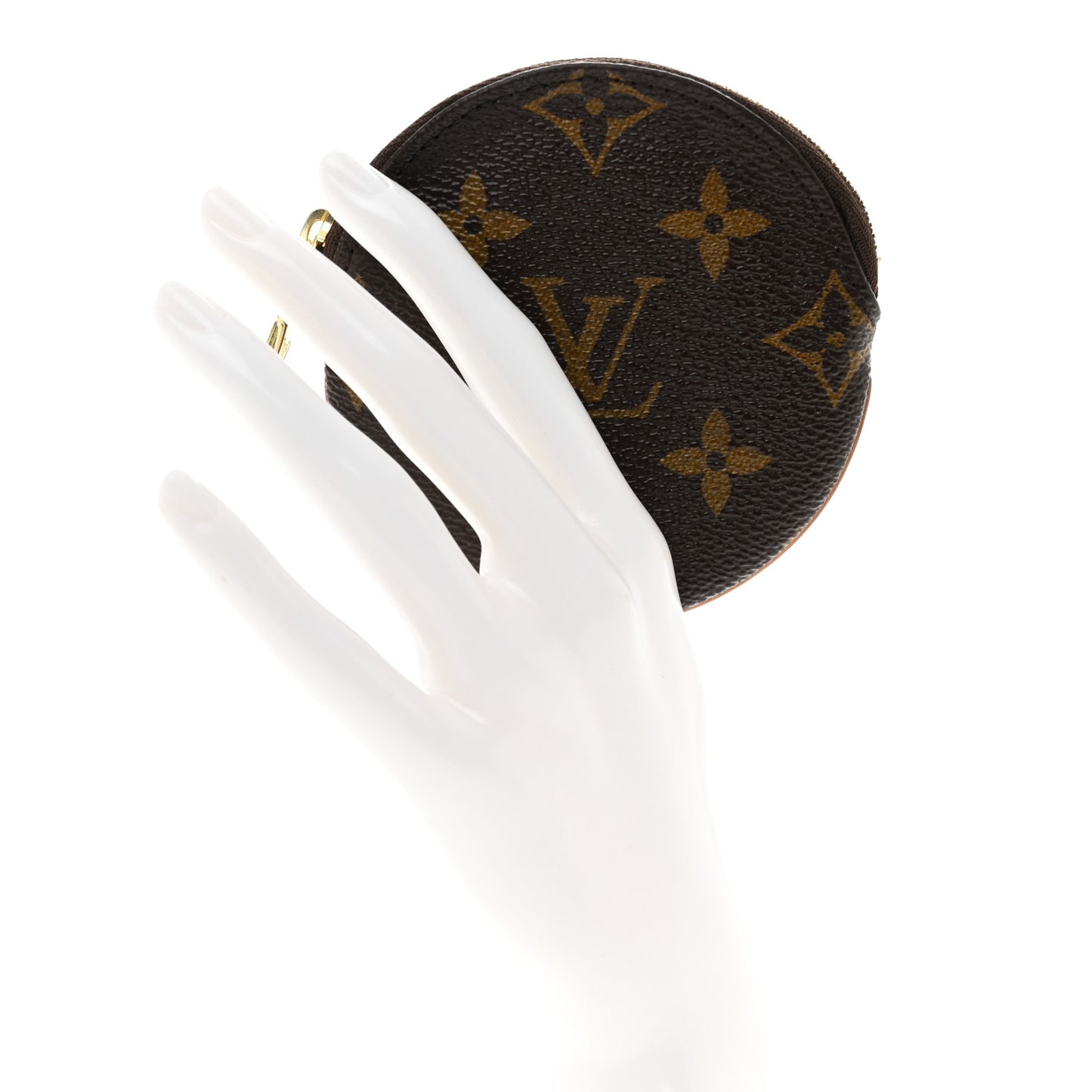 Monogram Round Coin Purse