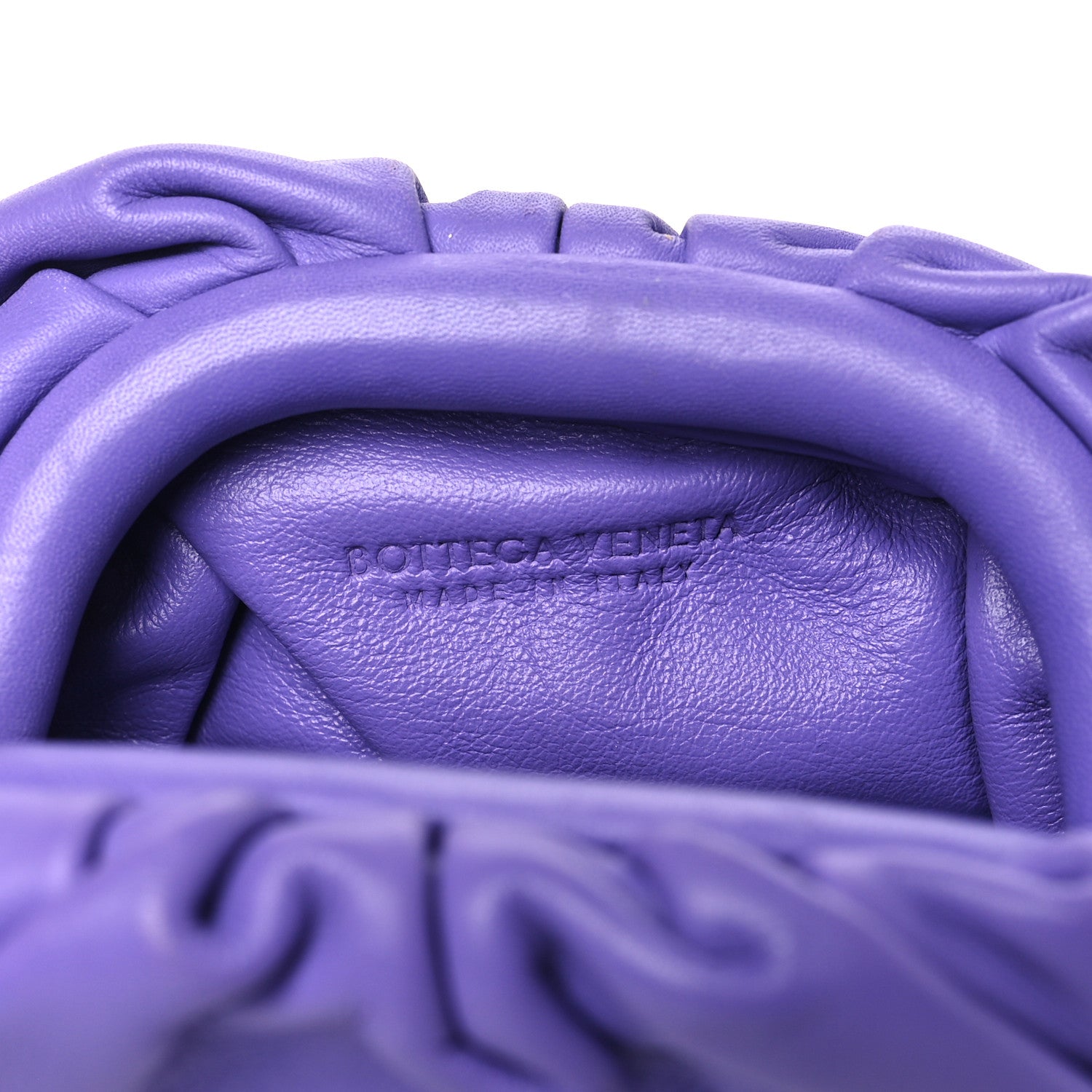 Bottega Veneta Butter Calfskin Coin Purse Purple 7 of 10
