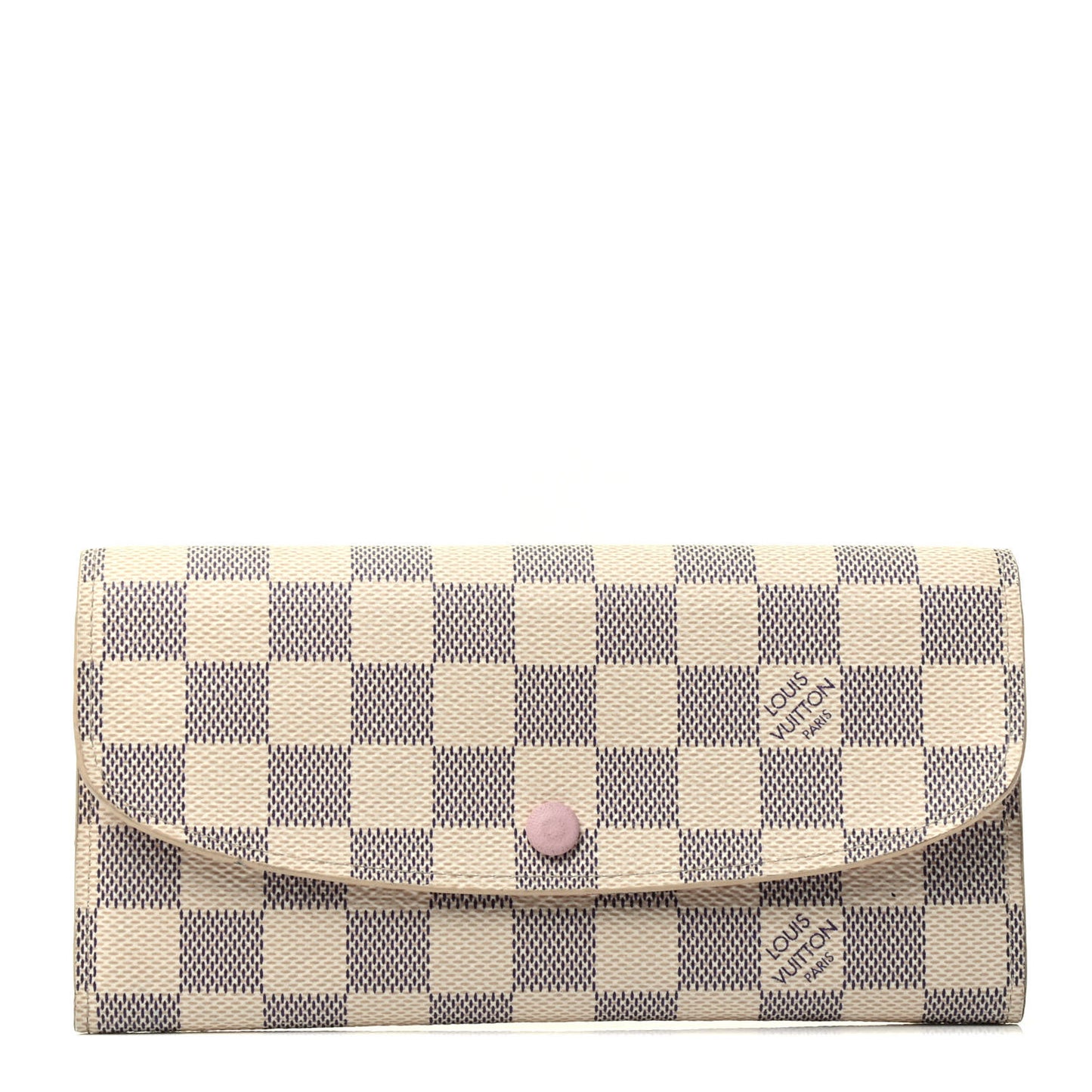 Damier Azur Emilie Wallet Rose Ballerine
