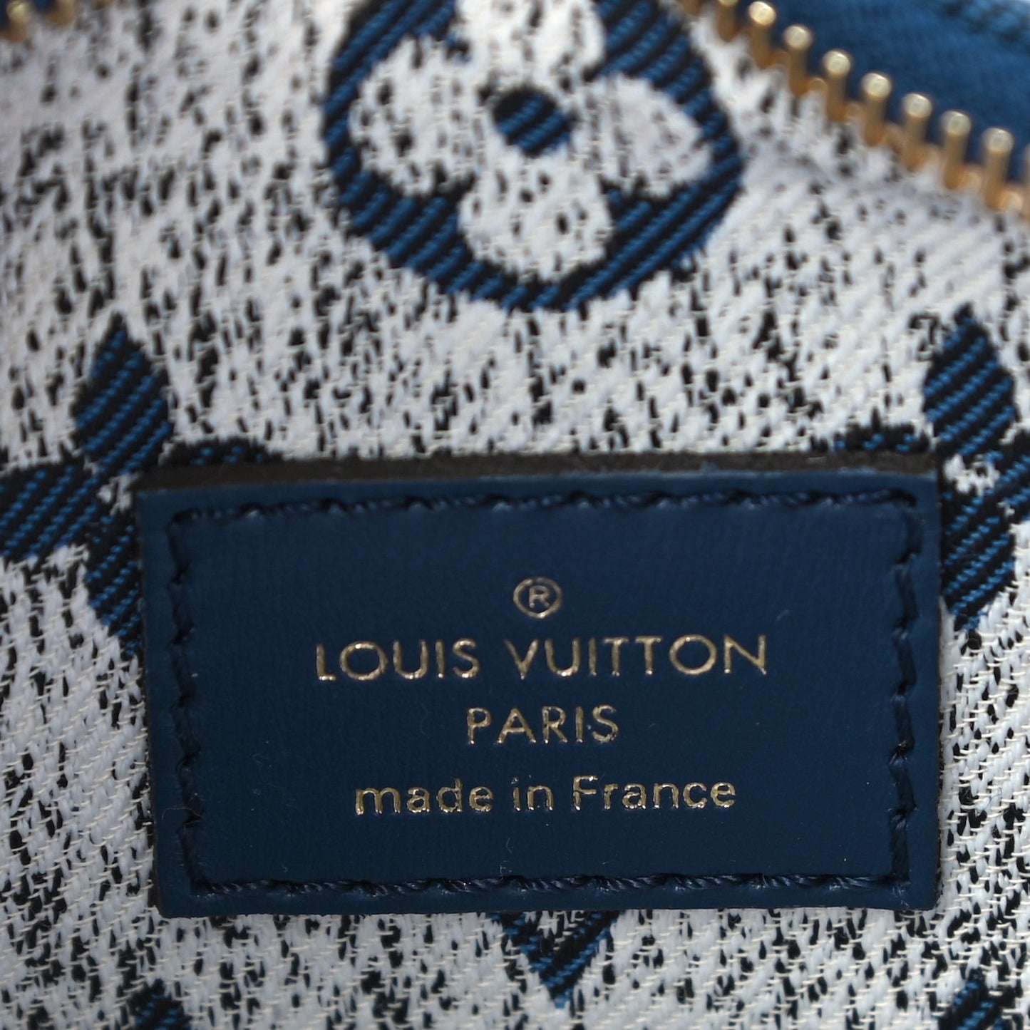 Monogram Jacquard Denim Loop Bleu