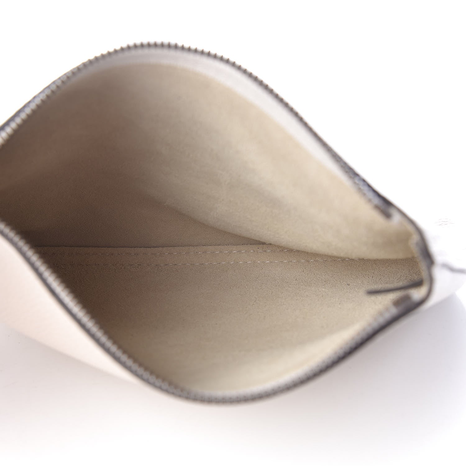 Gucci Pebbled Calfskin Logo Portfolio Clutch White 5 of 9