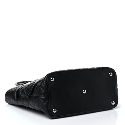 Chanel Calfskin Quilted Large Cambon Tote Black 3 of 4