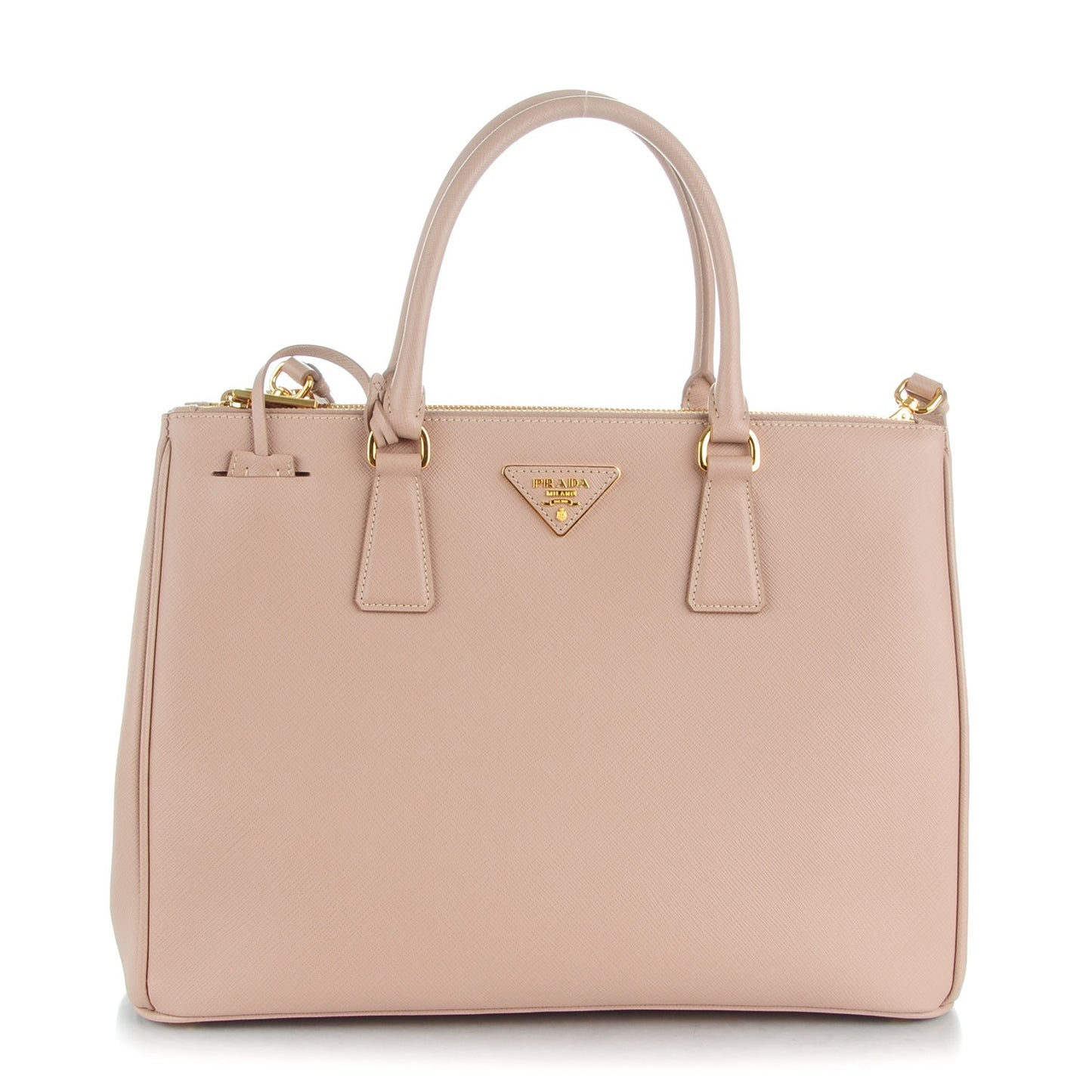 Saffiano Large Galleria Double Zip Tote Cammeo