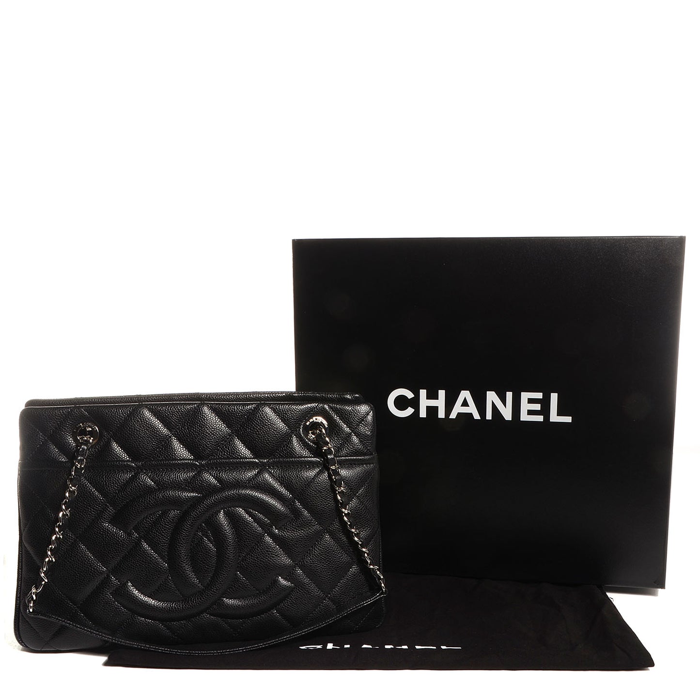 Caviar CC Timeless Tote Black