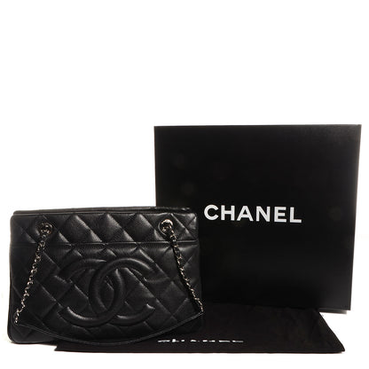 Chanel Caviar CC Timeless Tote Black 5 of 8