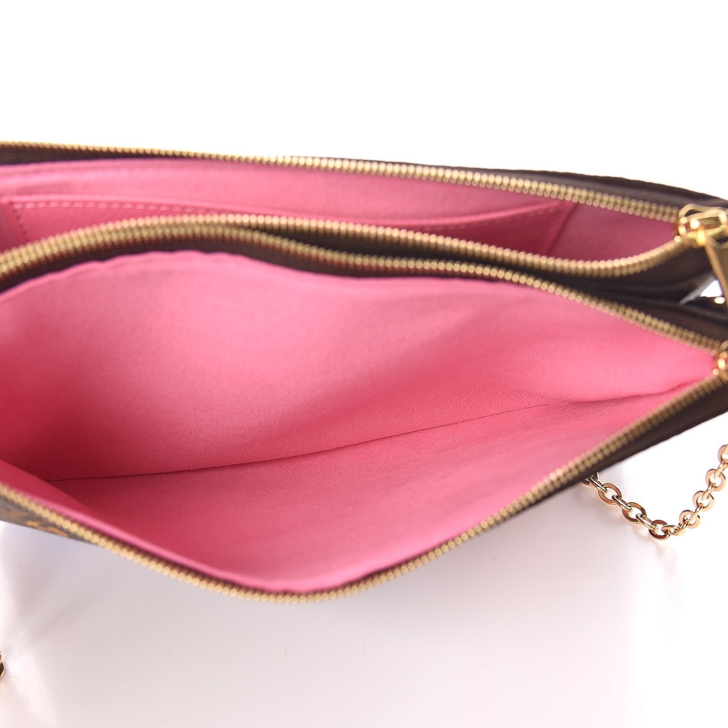 Louis Vuitton Monogram 2019 Christmas Animation Double Zip Pochette 5 of 12