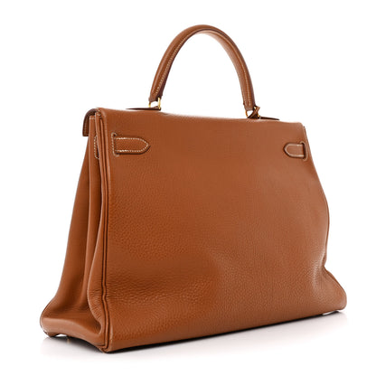 Hermes Togo Kelly Retourne 35 Gold 3 of 14