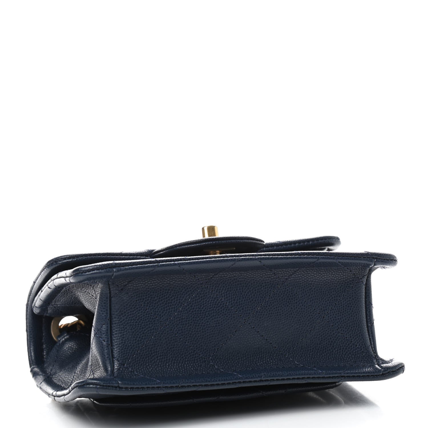 Chanel Caviar Quilted Mini Sweet Classic Flap Navy Blue 4 of 9